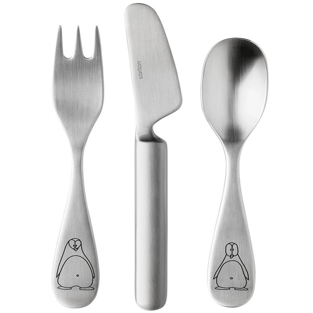 丹麥Stelton│Pingo兒童刀叉匙三件組-細節圖2