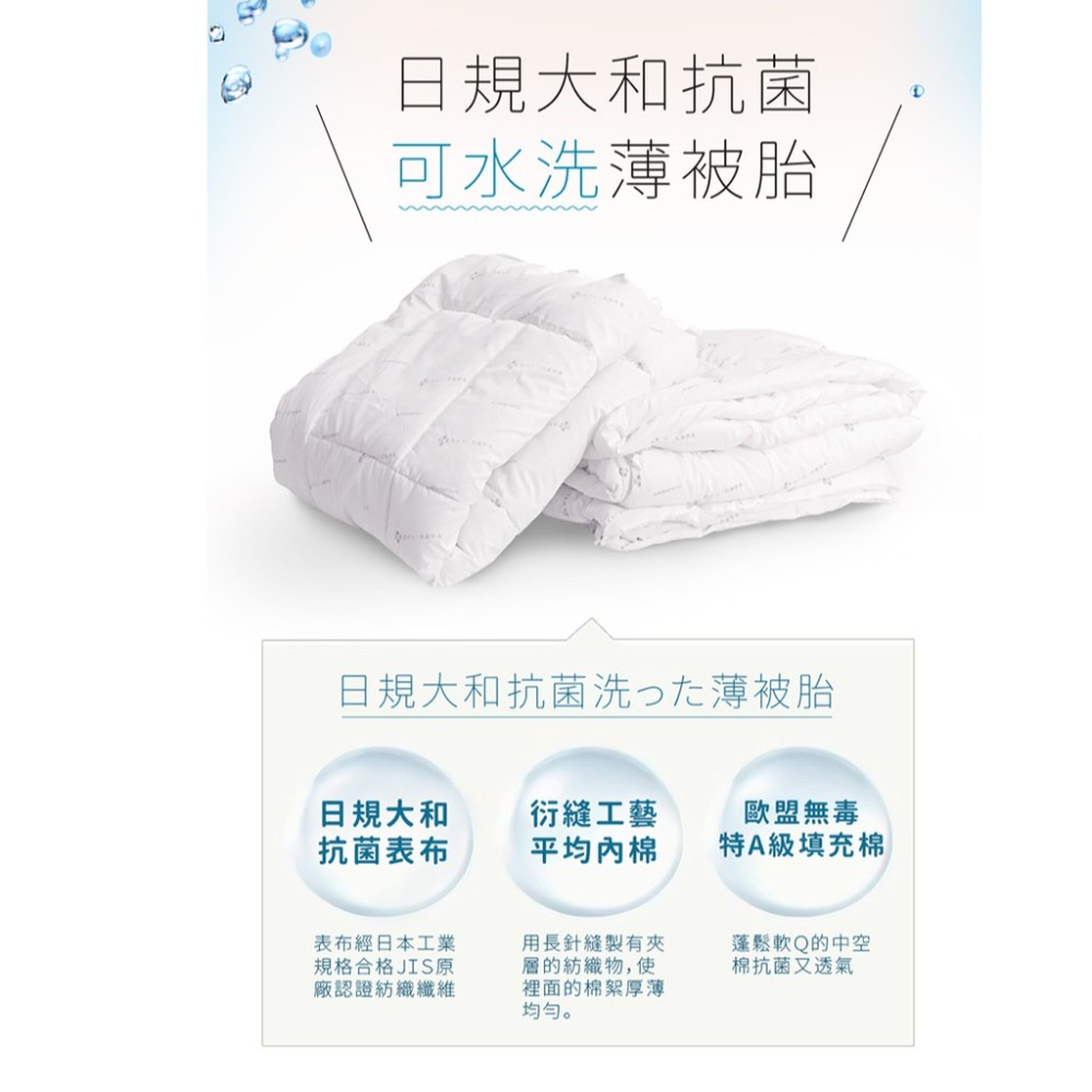 現貨可超取 可機洗 SEK防蹣抗菌 夏季水洗薄被胎 6x7尺 180x210cm MIT台灣製 夏季 涼被-細節圖3