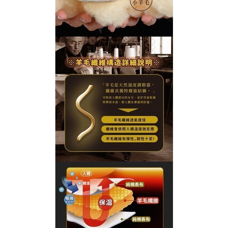 可超取 3.2kg 100%純羊毛被 400織精梳純棉表布 不竄毛 新款-細節圖6