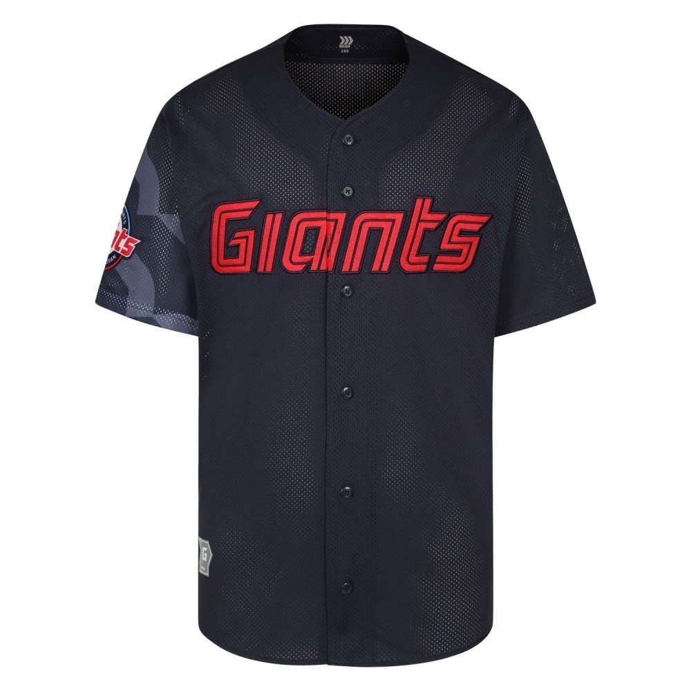 【現貨】KBO 韓國職棒 樂天巨人 2025年 球迷版球衣 客場藍 客製化燙字 94號 睦那京 105號(XL)-細節圖2