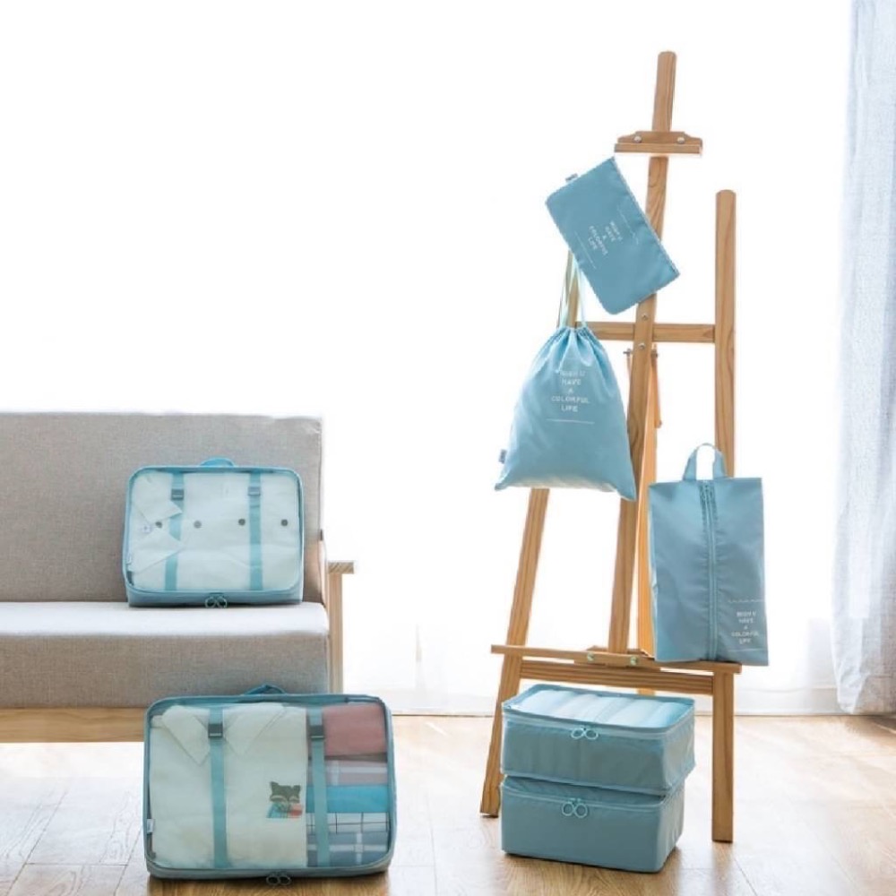 多功能旅行七件套收納包 衣物分類/整理/收納套裝-細節圖4