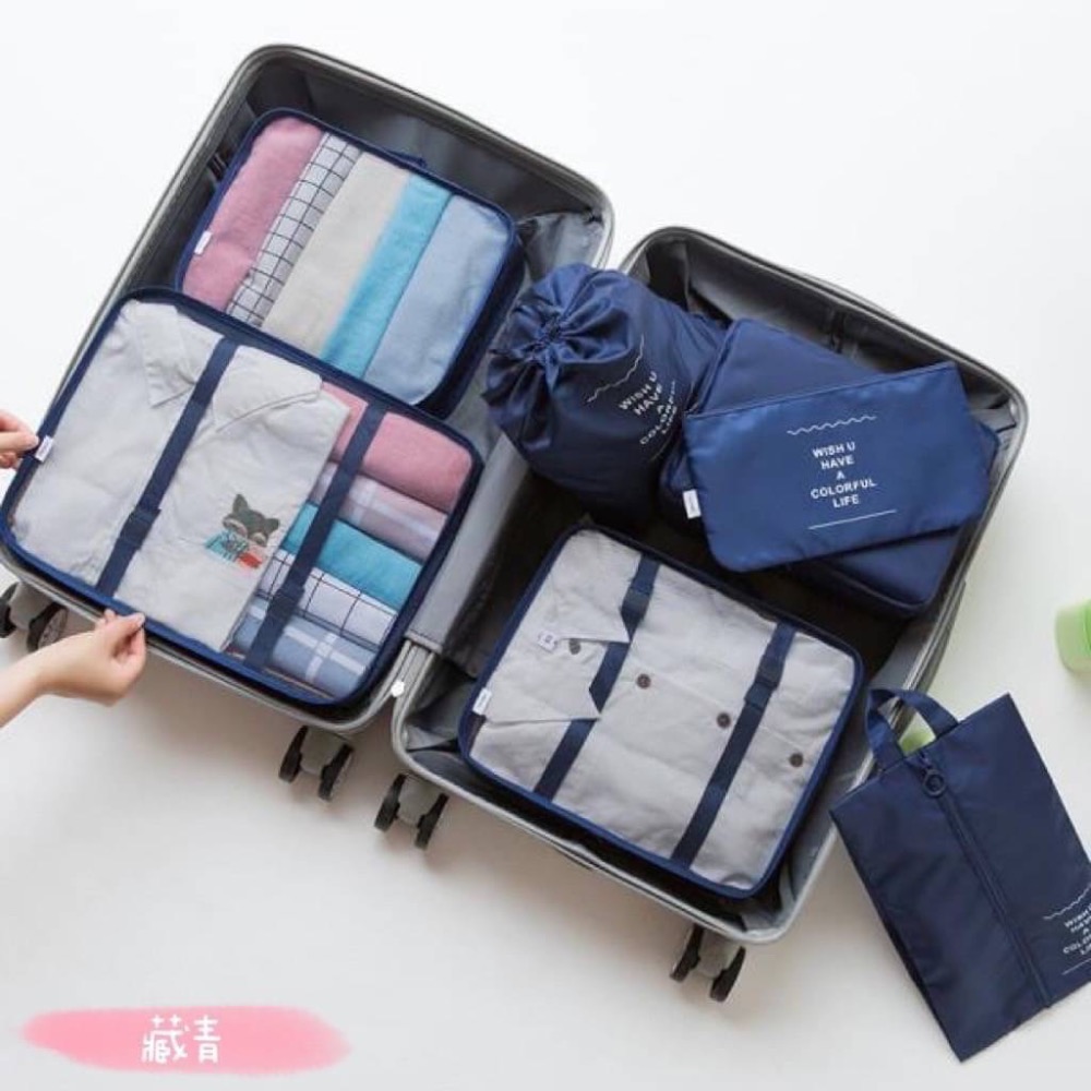 多功能旅行七件套收納包 衣物分類/整理/收納套裝-細節圖8