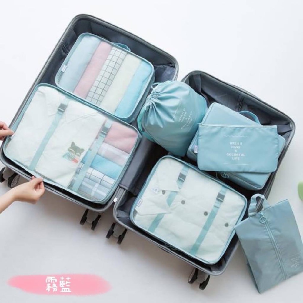 多功能旅行七件套收納包 衣物分類/整理/收納套裝-細節圖9