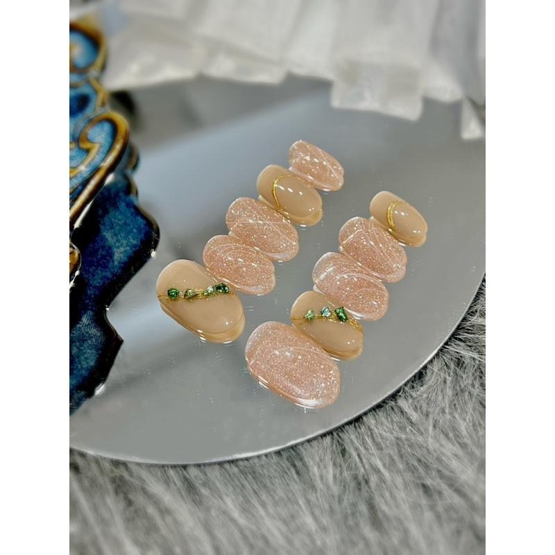 穿戴甲 手工穿戴甲 美甲 小資系列 仙氣飄飄 氣質女伶-細節圖3