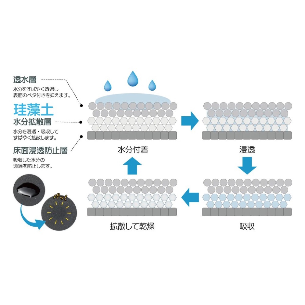 【多集商店】｜現貨｜珪藻土濕髮快乾梳  NEEDS LABO-細節圖5