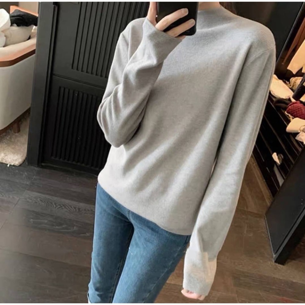 202512歐洲旅拍新品💘台中現貨 抗起球面料 包色打底衣 闆娘自留款-細節圖5