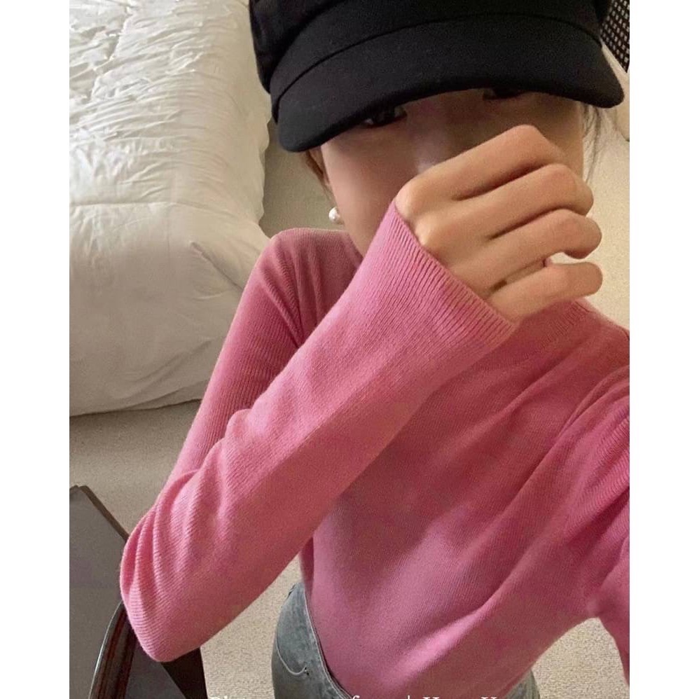 202512歐洲旅拍新品💘台中現貨 抗起球面料 包色打底衣 闆娘自留款-細節圖8