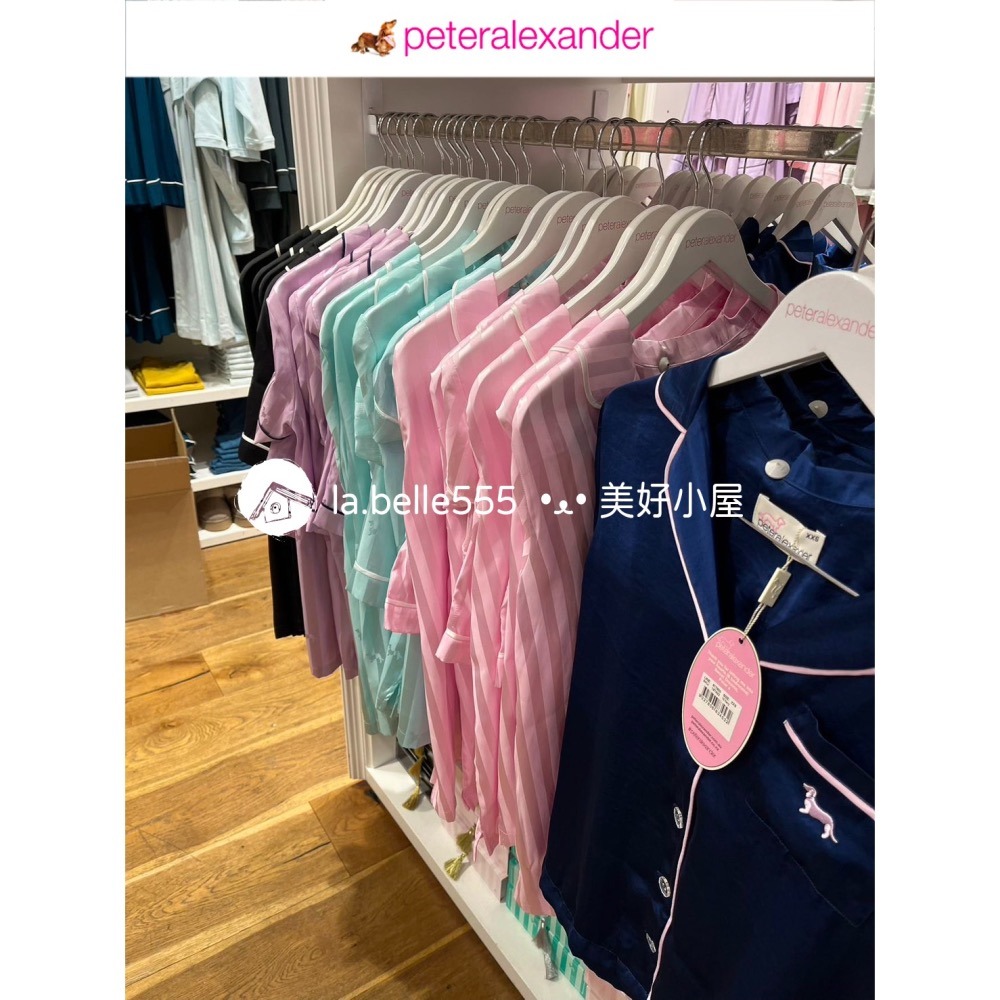 親飛澳洲現貨小香風 質感家居 peteralexander  綢緞 睡衣組 設計師款 禮盒組 送禮推薦-細節圖2