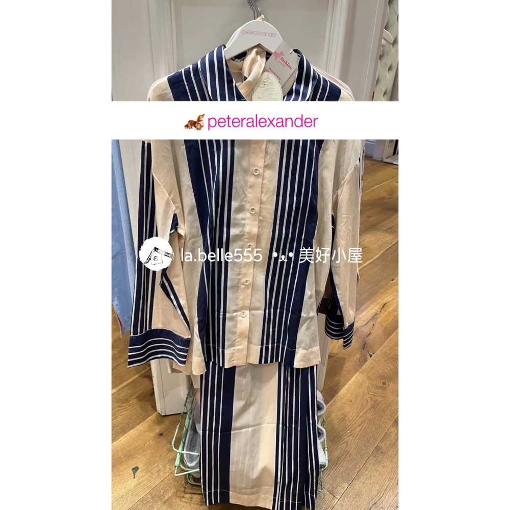 親飛澳洲現貨小香風 質感家居 peteralexander  綢緞 睡衣組 設計師款 禮盒組 送禮推薦-細節圖4