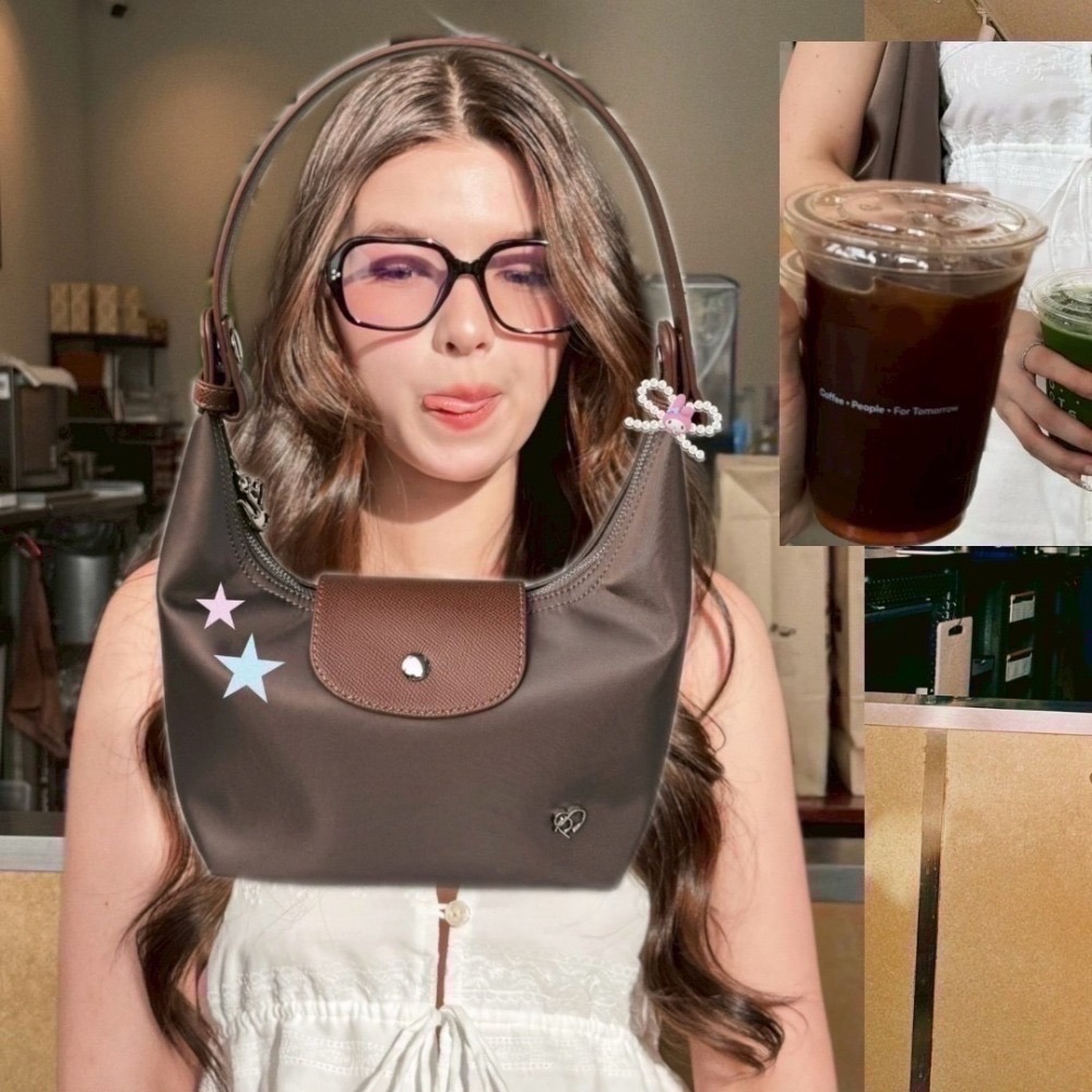 台中現貨 泰國Pony包品牌 小號MoYa 任2顆折100 尼龍材質/金釦/銀釦  掀蓋腋下包 多背法 手提肩背斜跨-細節圖8