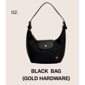 台中現貨 泰國Pony包品牌 小號MoYa 任2顆折100 尼龍材質/金釦/銀釦  掀蓋腋下包 多背法 手提肩背斜跨-規格圖11