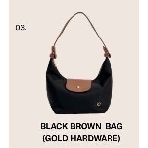 台中現貨 泰國Pony包品牌 小號MoYa 任2顆折100 尼龍材質/金釦/銀釦  掀蓋腋下包 多背法 手提肩背斜跨-規格圖11