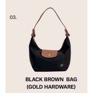 台中現貨 泰國Pony包品牌 小號MoYa 任2顆折100 尼龍材質/金釦/銀釦  掀蓋腋下包 多背法 手提肩背斜跨-規格圖11