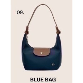 台中現貨 泰國Pony包品牌 小號MoYa 任2顆折100 尼龍材質/金釦/銀釦  掀蓋腋下包 多背法 手提肩背斜跨-規格圖11