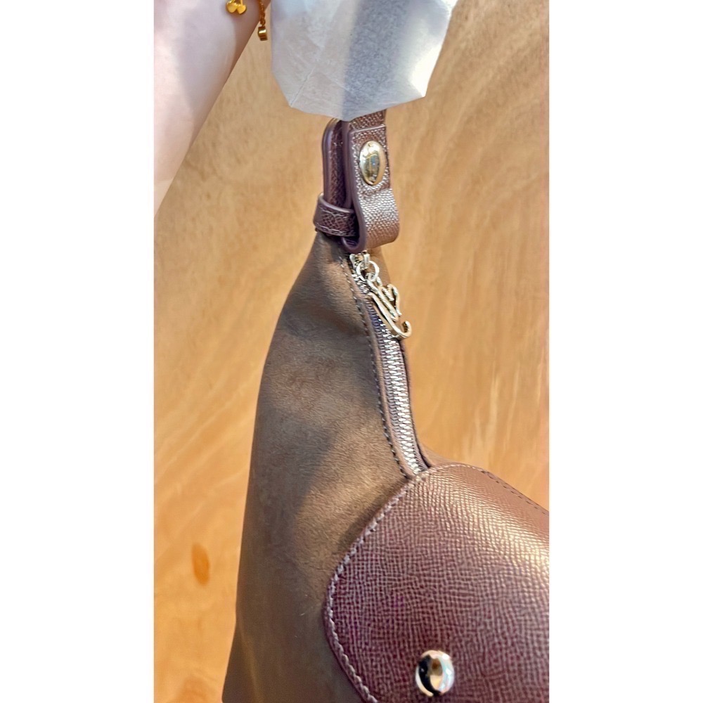 泰國Pony包品牌 小號MoYa 任2顆折100 麂皮材質 掀蓋腋下包 多背法 手提/肩背/斜跨-細節圖11