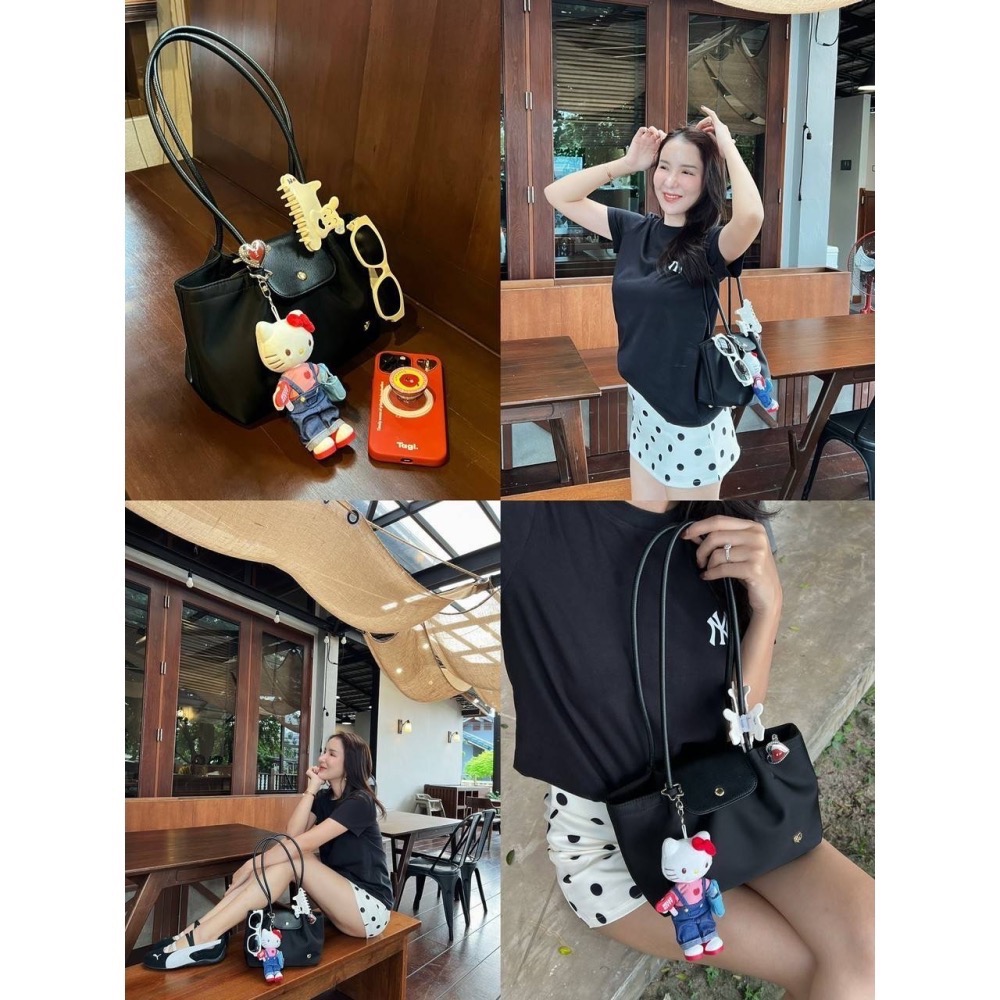 泰國Pony包品牌 LI-YA 任2顆折100 尼龍材質  肩背包-細節圖2