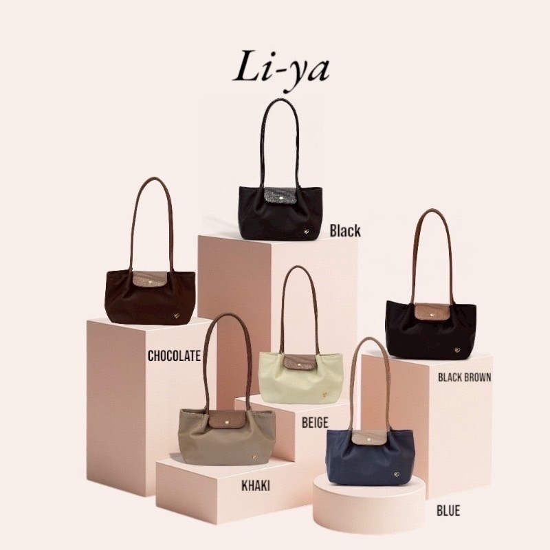 台中現貨 泰國Pony包品牌 LI-YA 任2顆折100 尼龍材質  肩背包-細節圖3