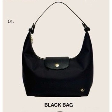 泰國Pony包品牌 大號MoYa 任2顆折100 尼龍材質/金釦 掀蓋腋下包 多背法 手提/肩背/斜跨-規格圖11