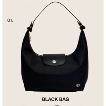 台中現貨 泰國Pony包品牌 大號MoYa 任2顆折100 尼龍材質/金釦 掀蓋腋下包 多背法 手提/肩背/斜跨-規格圖11