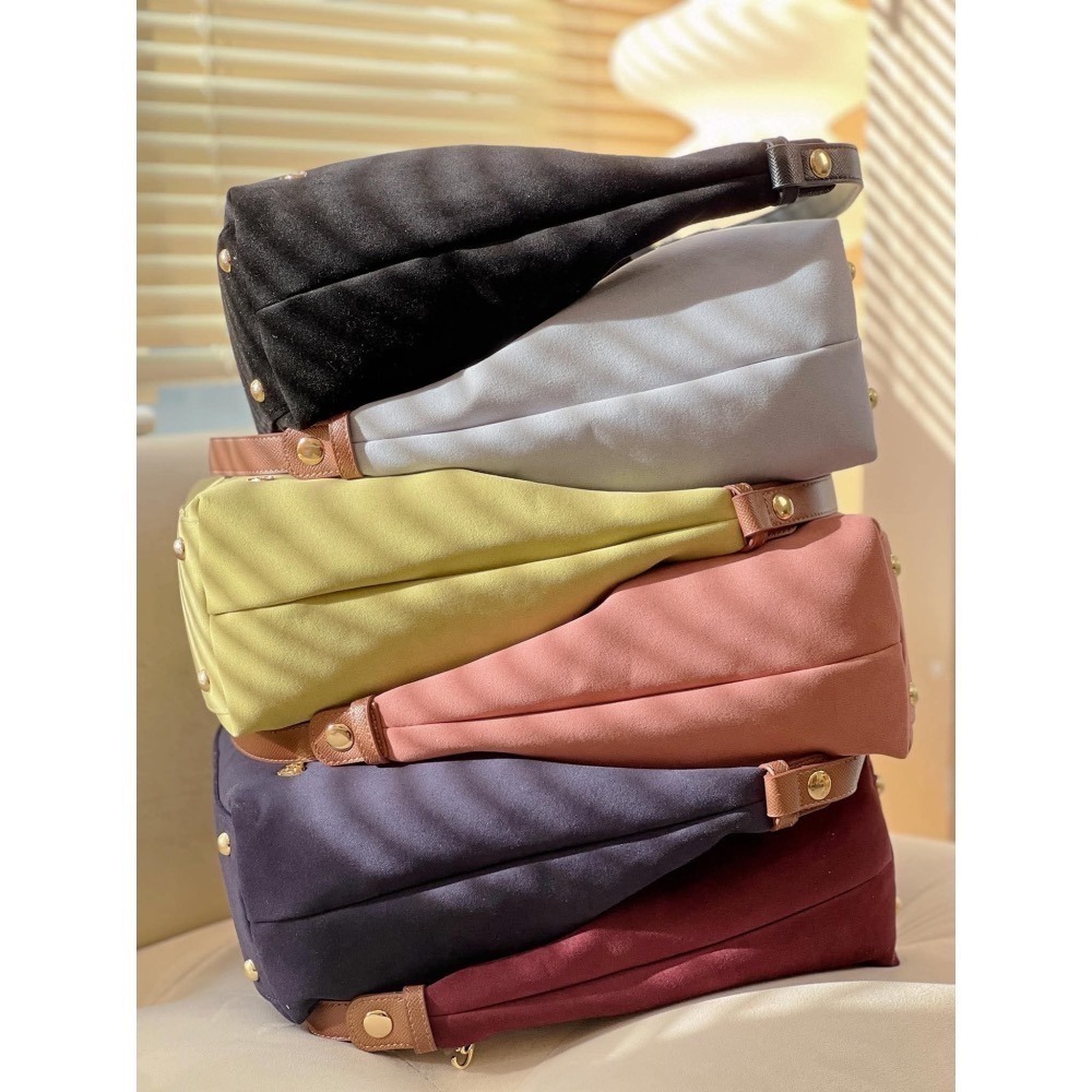 泰國Pony包品牌 大號MoYa 任2顆折100 麂皮材質 掀蓋腋下包 多背法 手提/肩背/斜跨-細節圖3