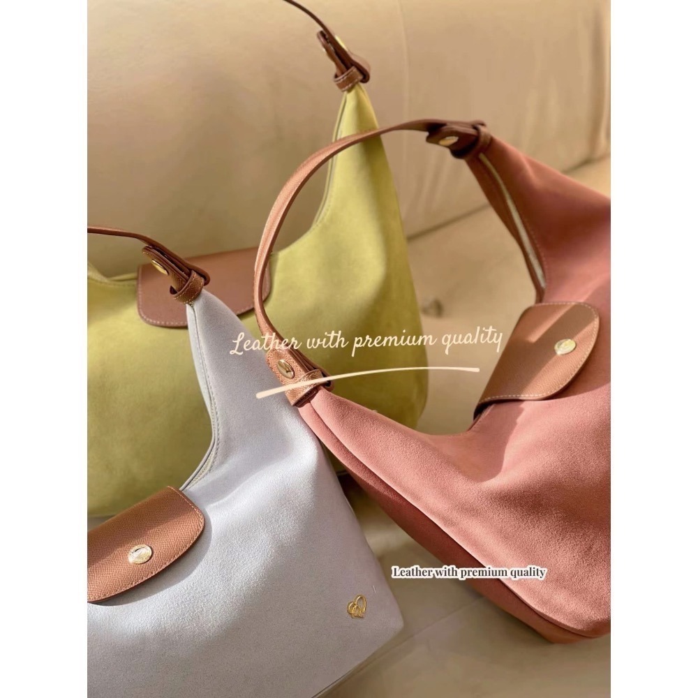 泰國Pony包品牌 大號MoYa 任2顆折100 麂皮材質 掀蓋腋下包 多背法 手提/肩背/斜跨-細節圖4