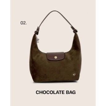 泰國Pony包品牌 大號MoYa 任2顆折100 麂皮材質 掀蓋腋下包 多背法 手提/肩背/斜跨-規格圖11