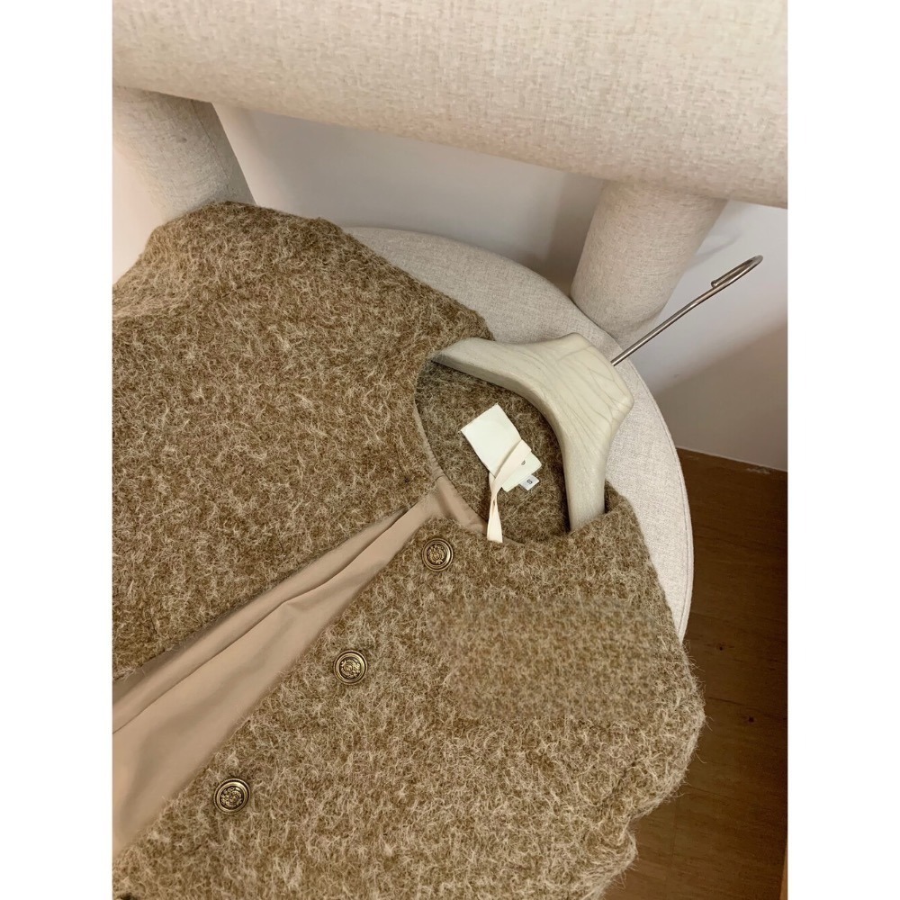 ［台中現貨⚡️］202512小資💘千金小香風～毛呢質感短版外套 $890 4色-細節圖10