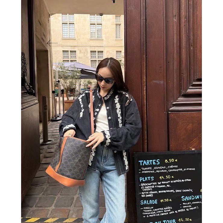 ［台中現貨⚡️］202511小資💘獨家設計師款 漫步香榭～重工設計感刺繡外套-細節圖4