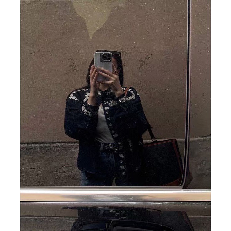 ［台中現貨⚡️］202511小資💘獨家設計師款 漫步香榭～重工設計感刺繡外套-細節圖7