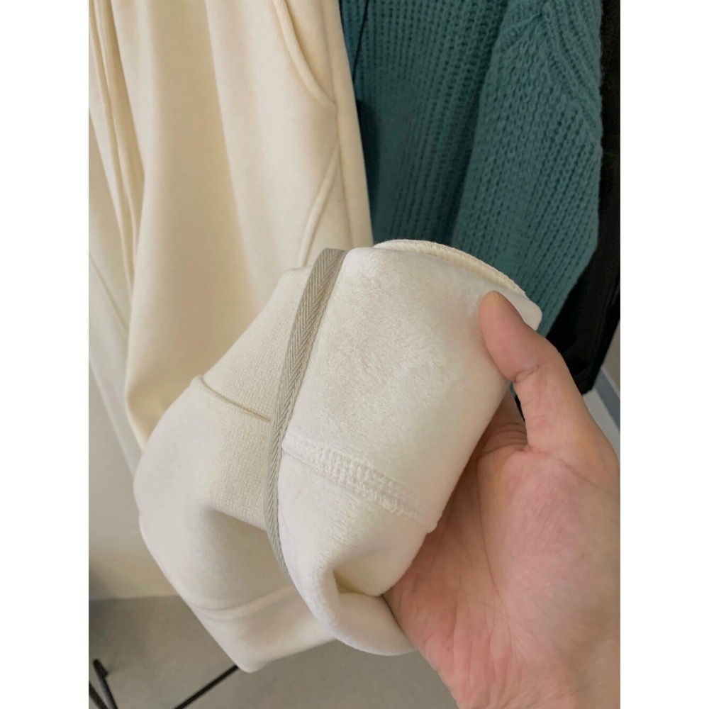 202511小資💘彎刀休閒褲 顯瘦鬆緊腰圍 大屁屁友善 不貼腿貼臀又顯瘦保暖 2色 SML-細節圖8