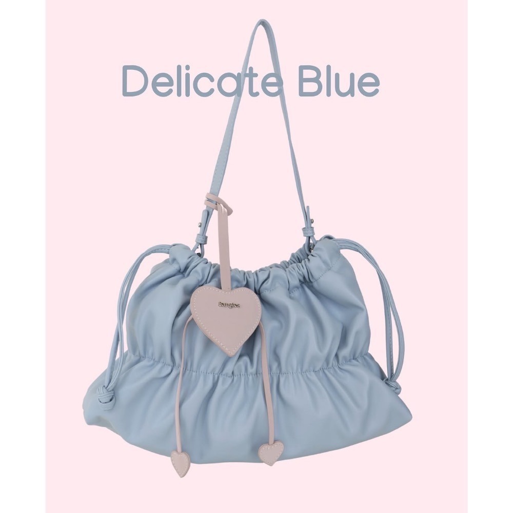 台中現貨 泰國8angles包品牌 Noodle 大容量 iPAID 送愛心掛飾 麂皮PU 拉鍊 雲朵包 餃子包-細節圖11