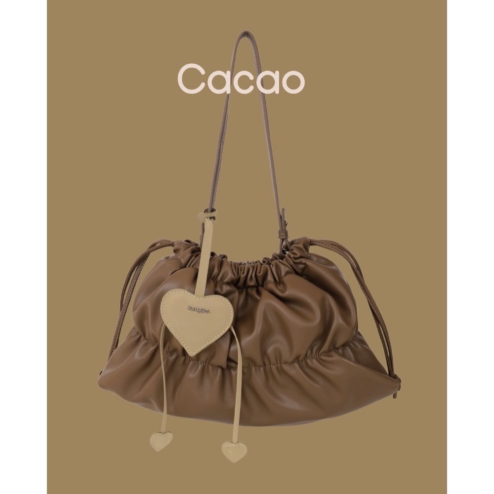 台中現貨 泰國8angles包品牌 Noodle 大容量 iPAID 送愛心掛飾 麂皮PU 拉鍊 雲朵包 餃子包-規格圖11