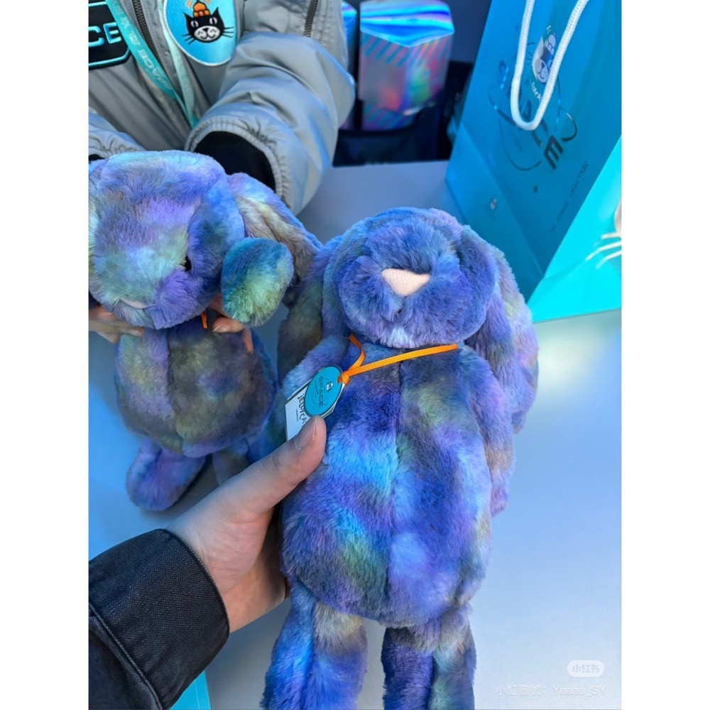台中現貨⚡️Jellycat 太空系列 🇰🇷韓國限定快閃店 果凍貓  Space 太空兔 吊飾 花生 bunny-細節圖5