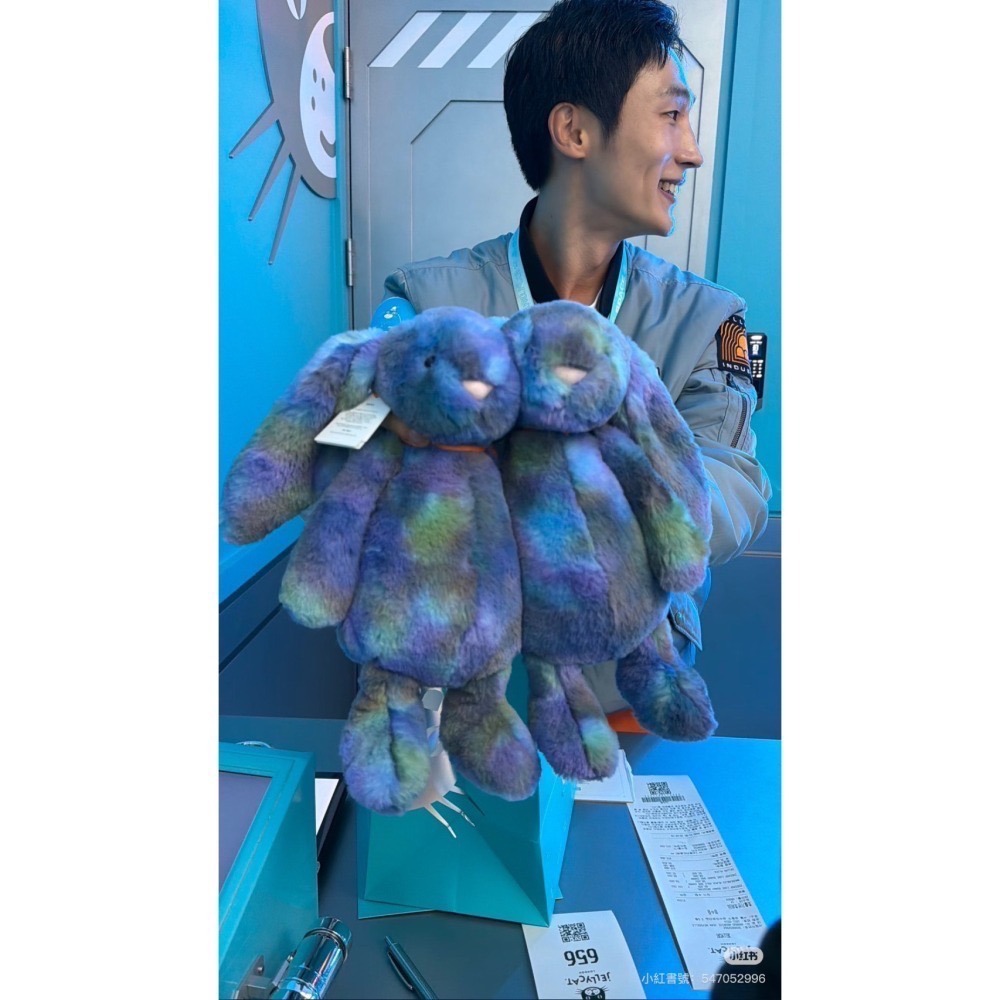台中現貨⚡️Jellycat 太空系列 🇰🇷韓國限定快閃店 果凍貓  Space 太空兔 吊飾 花生 bunny-細節圖11