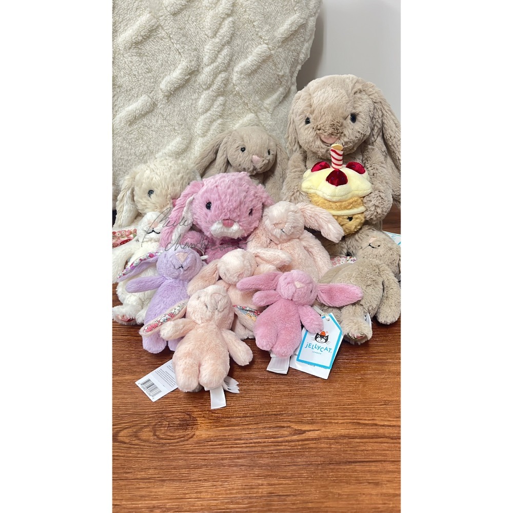 台中現貨⚡️Jellycat 美味兔🐰米色 鬱金香粉🌷-細節圖4