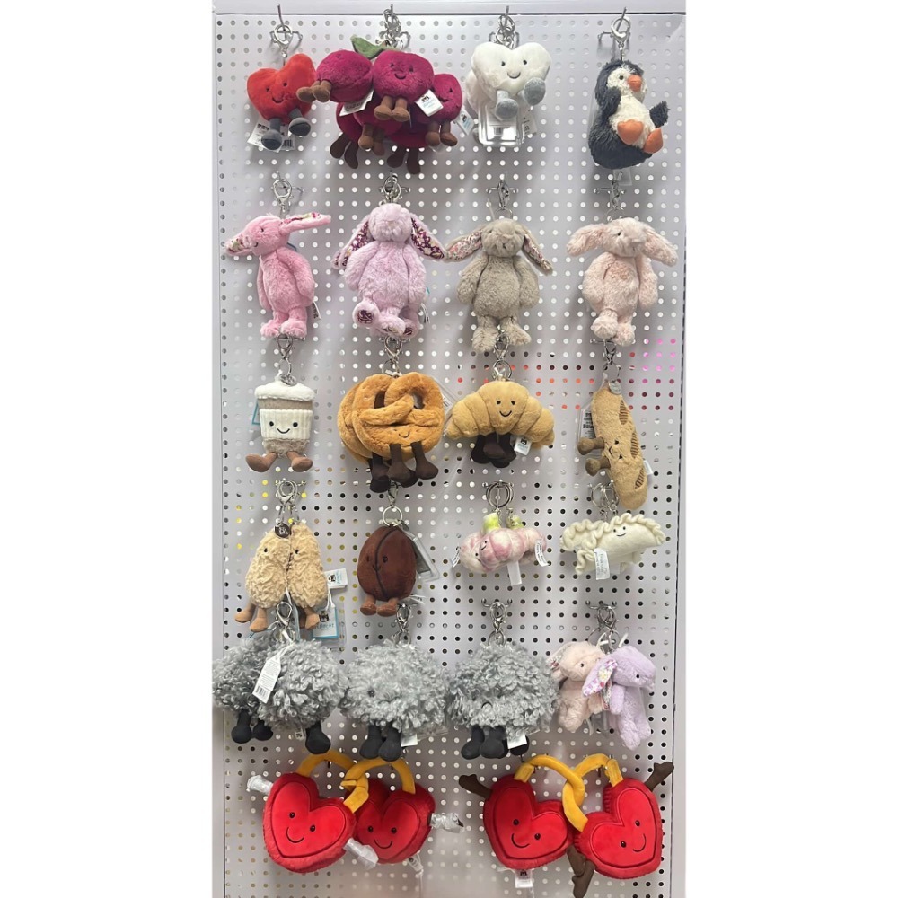 台中現貨⚡️Jellycat絕版 短腿碎花兔吊飾 鑰匙圈-細節圖2