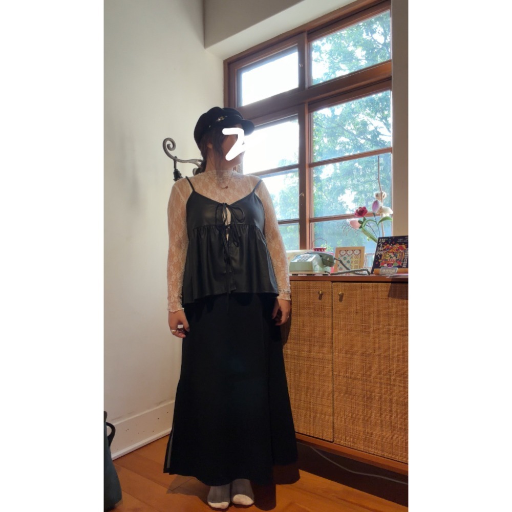 ［台中現貨⚡️］202511小資💘廠商訂製款✨激瘦真的不一樣 高腰側開衩超修飾毛呢長裙  深灰/黑色 2色-規格圖11