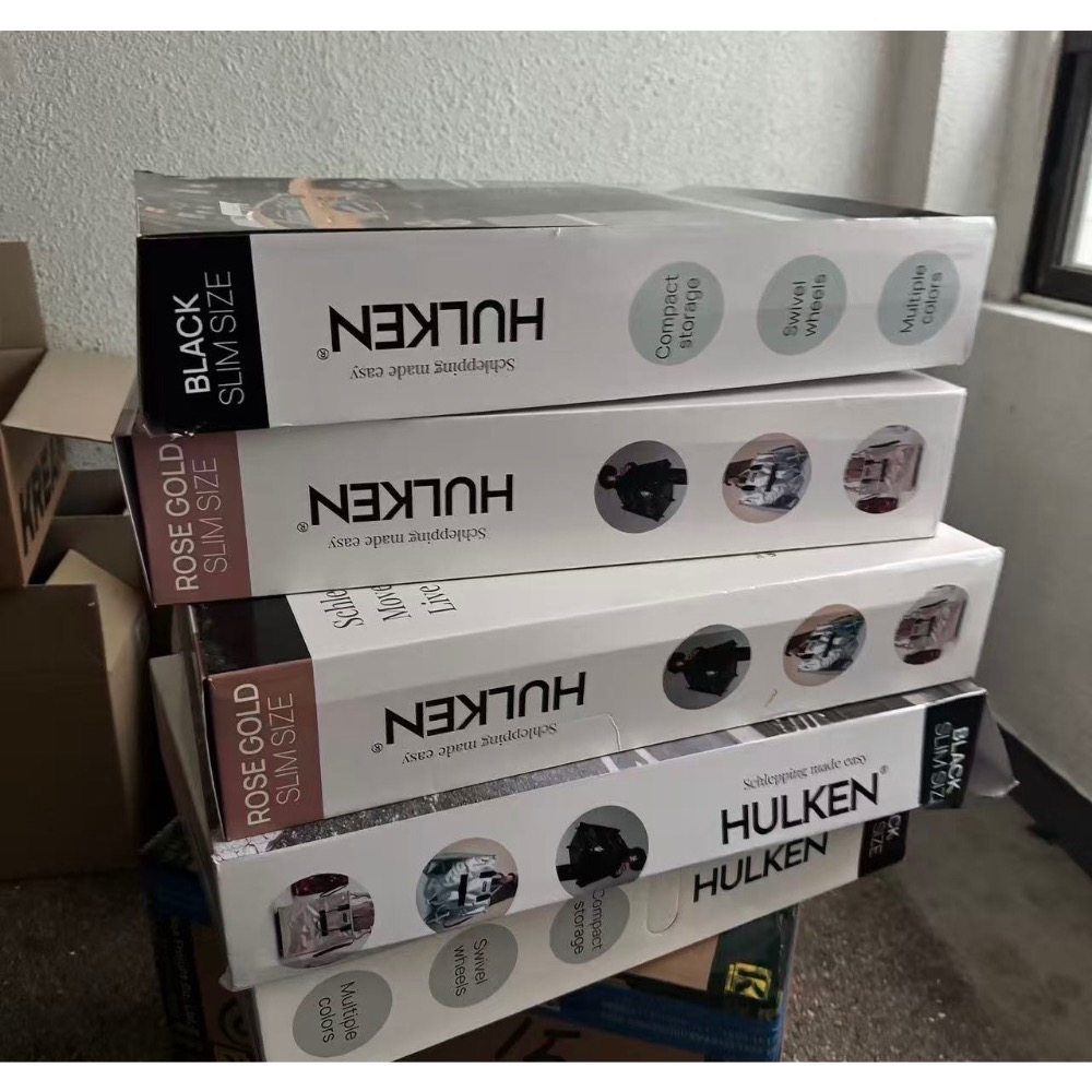 拆盒折疊⚠️韓國🇰🇷原廠浩肯包s號 黑色 玫瑰金 登機箱-細節圖3