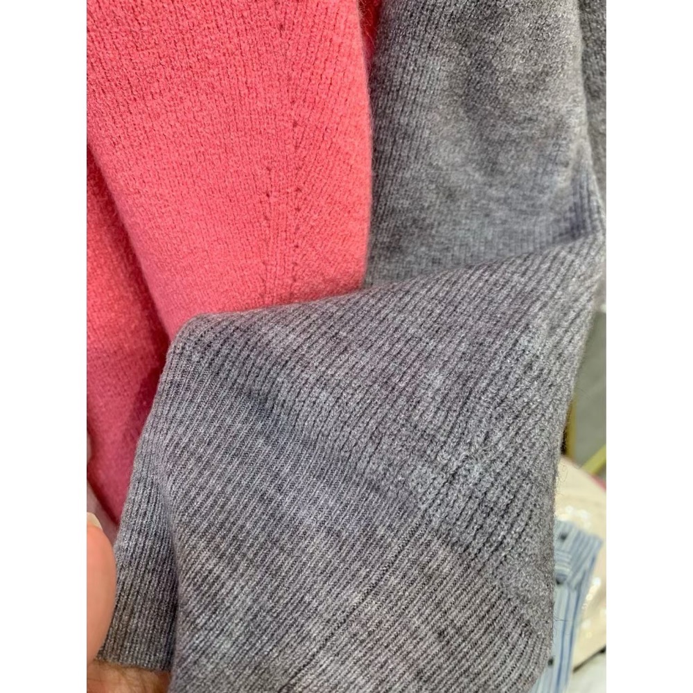 202511百元正韓🇰🇷顯瘦百搭 肉肉手臂 圓領 v領 薄針織短袖毛衣 可四季-細節圖4