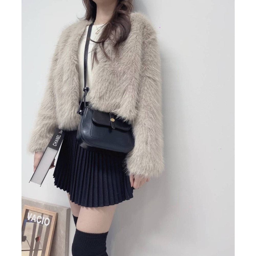 202511百元正韓🇰🇷高貴不貴 毛毛貴氣假皮草外套 3色-細節圖6
