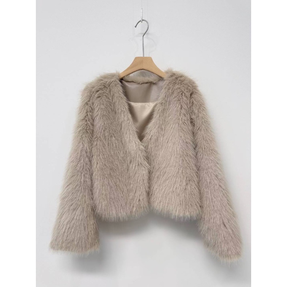 202511百元正韓🇰🇷高貴不貴 毛毛貴氣假皮草外套 3色-細節圖7