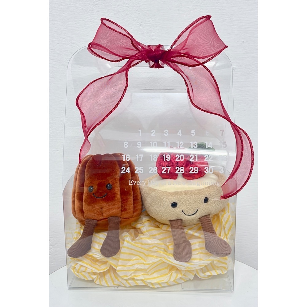 台中現貨⚡️Jellycat 草莓塔娃娃🍓-細節圖2