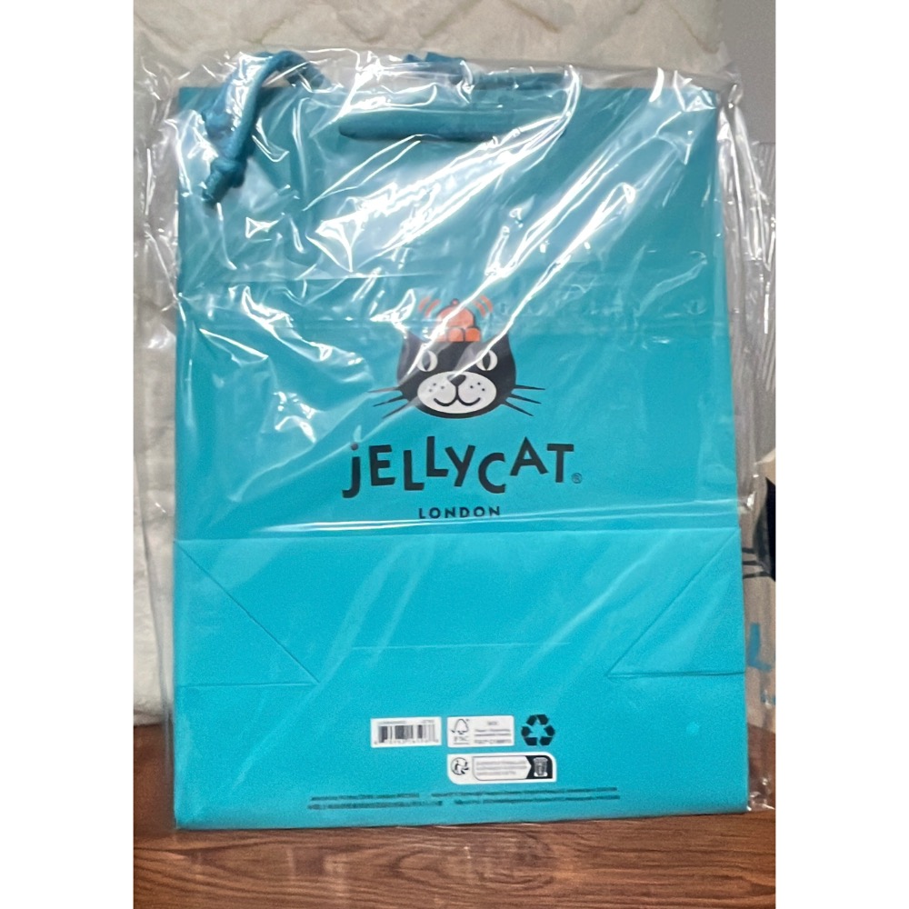 台中現貨⚡️Jellycat 邦尼兔🐰寶寶藍含防塵袋-細節圖9