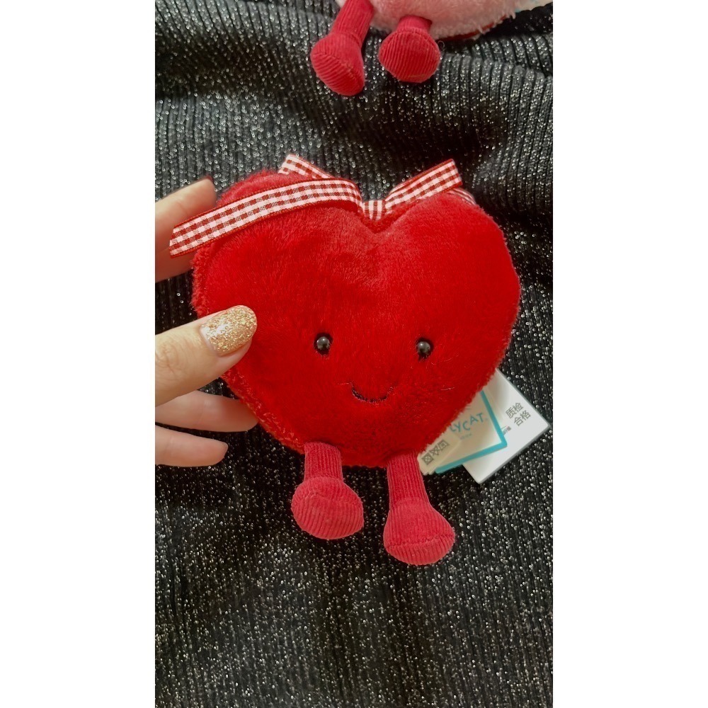 台中現貨⚡️Jellycat 情人節限定愛心馬卡龍 可以改吊飾-細節圖4