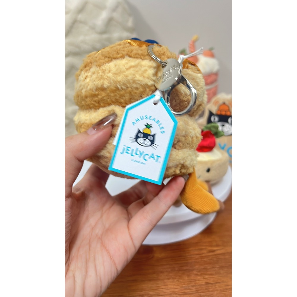 1月到貨⚡️Jellycat 紐約限定 鬆餅🥞吊飾-細節圖7