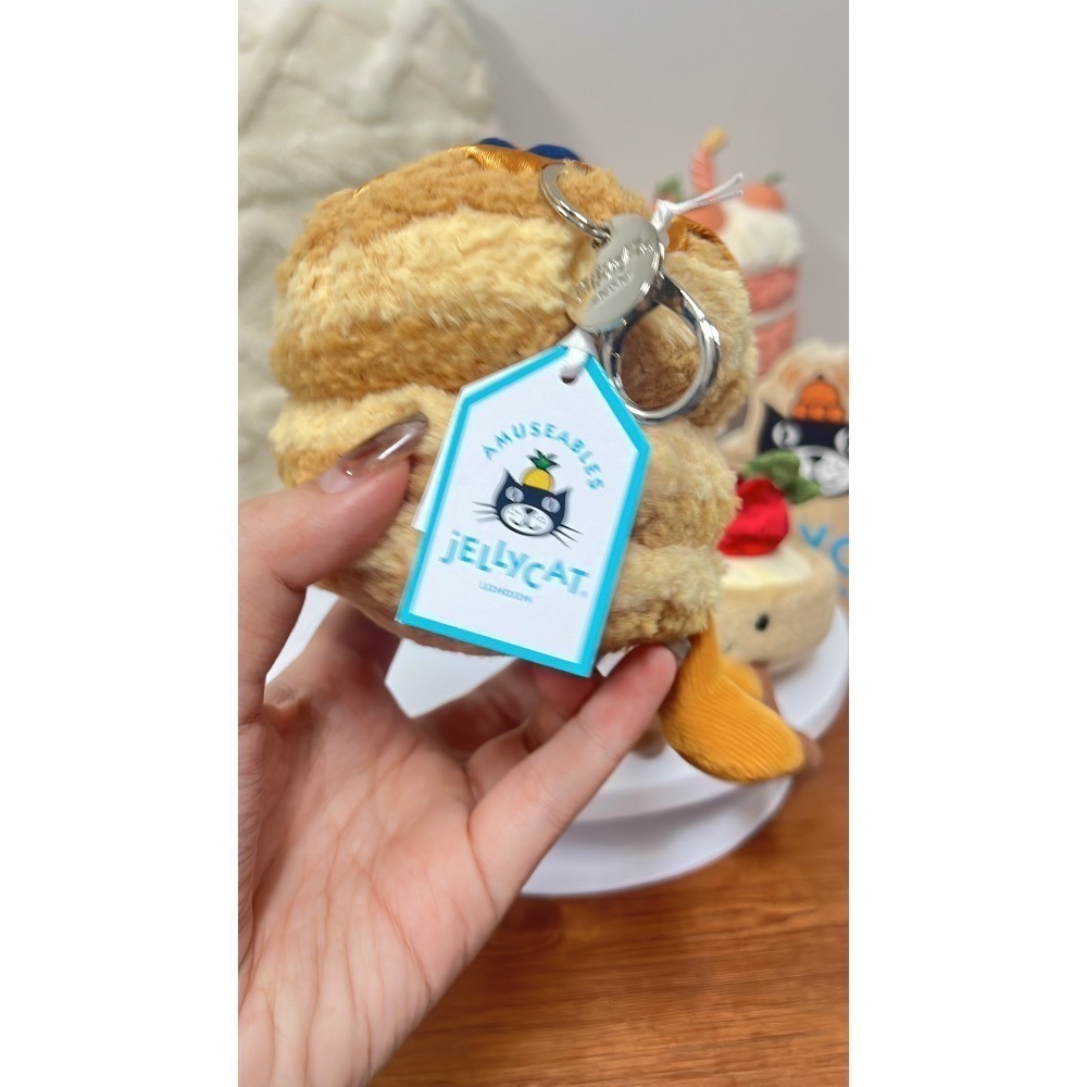 台中現貨⚡️紐約限定🥞鬆餅藍莓鬆餅吊飾 JELLYCAT Amuseables Fran Pancakes-細節圖8