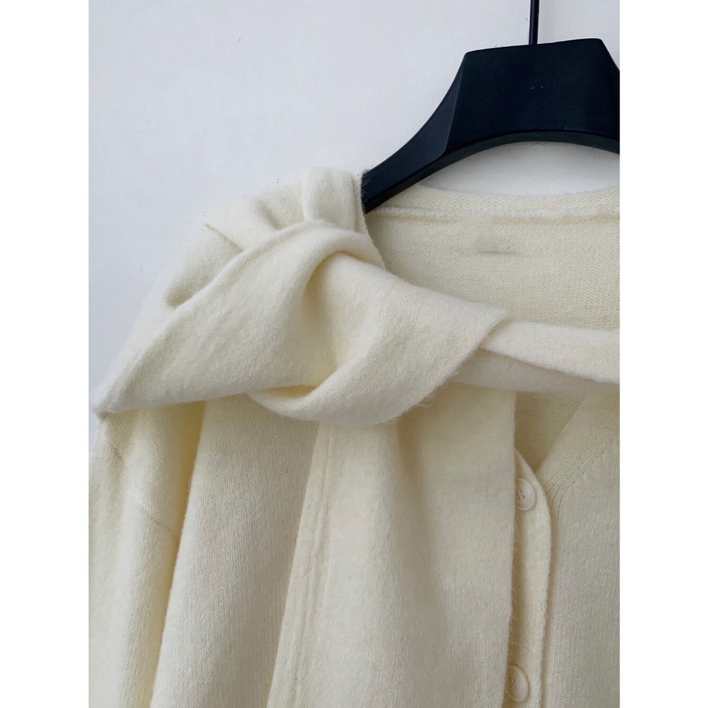 ［台中現貨⚡️過年紅色毛衣］💘復古風披肩假兩件大胸友善寬鬆設計感造型針織毛衣 4-950-細節圖8