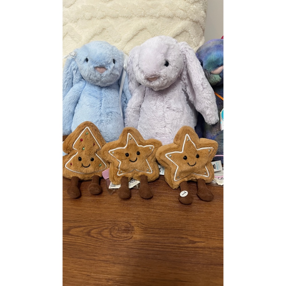 台中現貨⚡️Jellycat 🎄聖誕限定 薑餅星星🌟 可以改吊飾-細節圖6