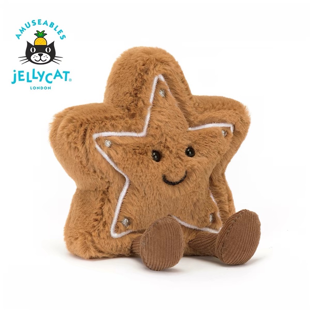 台中現貨⚡️Jellycat 🎄聖誕限定 薑餅星星🌟 可以改吊飾-規格圖9
