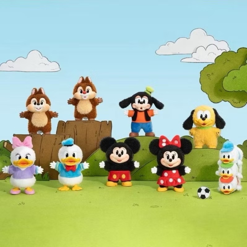 台中現貨⚡️確定款🆕泡泡瑪特正品‼️米妮唐老鴨黛西🎀 米奇家族可愛在一起系列鑰匙扣米奇家族萌玩偶系列公仔新-細節圖7